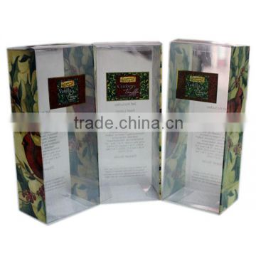 pvc cream boxes clear custom cosmetic packaging