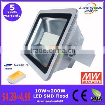 Wholesale high power smd Samsung LG led outdoor landscape lighting meanwell driver DC 12 volt led high power floodlight 150w