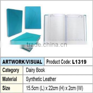 Leather dairy notebook