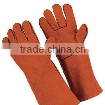 red cow split glove,welding golve