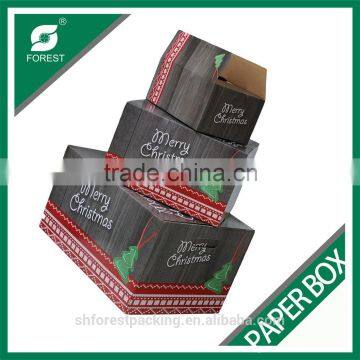 CHRISTMAS CELEBRATION AND PACKING FULL COLOR PRINTED GIFT BOX
