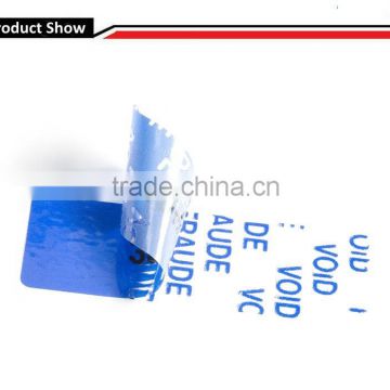 Blue printed security label material anti-counterfeiting securit label material