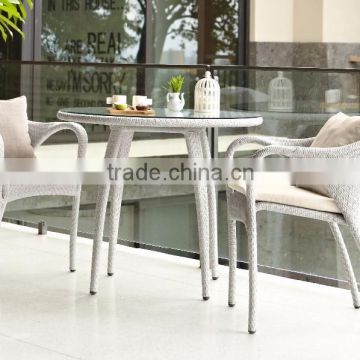 Best Selling Wicker Chair and Table Balcony