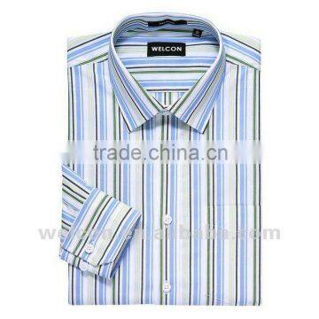 100% cotton no iron long sleeve classic stripe dress men's business shirts