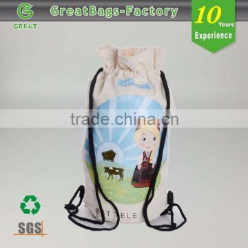 Customized large drawstring pouch