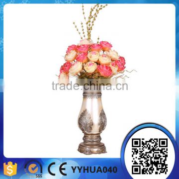 Chinese factory wholesale cheap resin disposable flower vase stand for home decoration