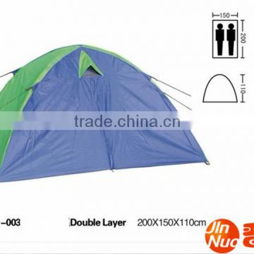 2 person double layer polyester Fabric camping tent