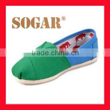 fashion nude children casual shoe canvas shoe new model