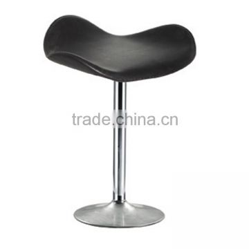 wood and leather bar counter chair , stainless steel bar chair
