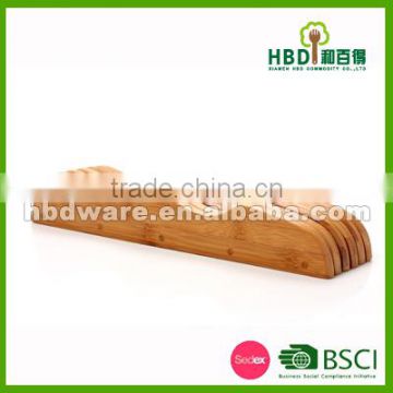 Kitchen bamboo knife block , knife holder , drawer bamboo knife block