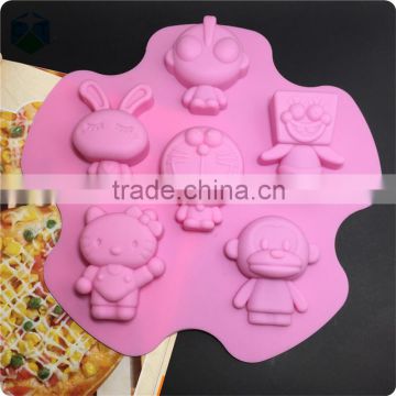 CTBED157 Sponge Bob Square Pants Bunny Viking Altman Silicone Cheesecakes Molds Birthday Cakes And Pies Mould Body