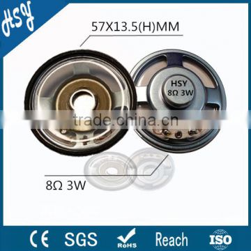 Fast delivery water 8ohm 3w 57mm speaker
