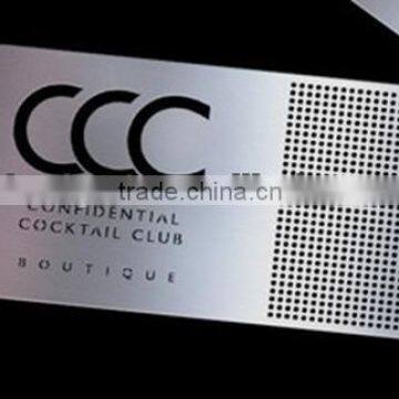 Metal Etched Business Card VIP Card Name Card