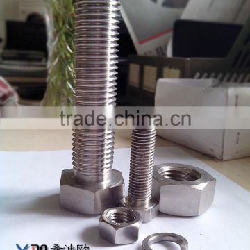 1.4435/724L/316Lmod stainless steel fastener hex bolt nut made in china