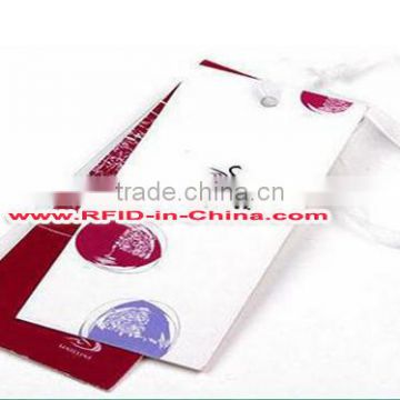 860~960MHz Passive RFID Tags in Clothing,Long Range RFID Costume Hang Tags with Low Cost