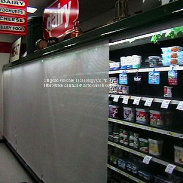 supermarket refrigeration coolers night cover