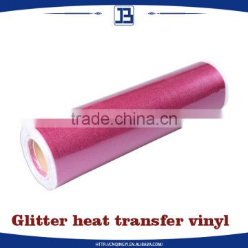 Wholesale price glitter heat transfer vinyl for Garment