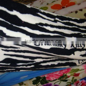faux fur fleece blanket tiger pattern