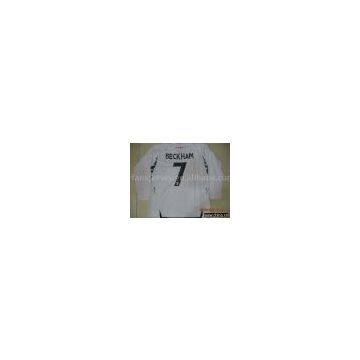 #7 BECKHAM  ENGLAND HOME LONG SLEEVE 07/08 JERSEY ( NO.1 SUPPLIER)