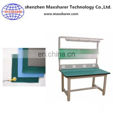 high quality cleanroom antistatic table mat rubber sheet mat roll
