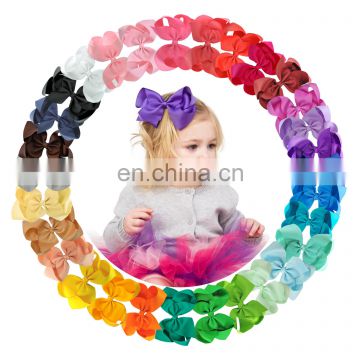 30 Colors 6 inch Hair Bows Clips Jojo Bow Larger Hair Bows Alligator