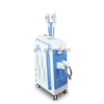 Intense Pulse Hair Removal Equipment IPL System Double Handle Magneto Optical Epilation Machine