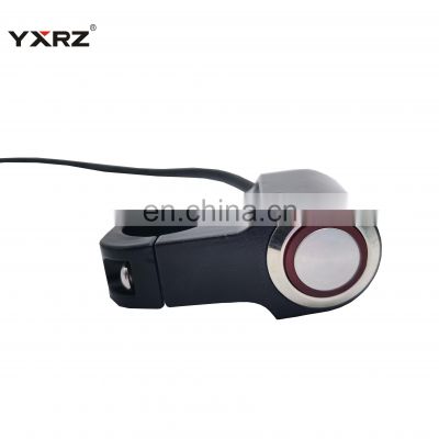 Waterproof ON OFF electric bike aluminum control push button modified motorcycle handlebar switch with LED