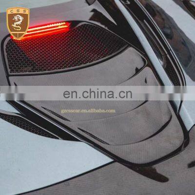 OEM style engine car exterior cover for McLaren 720s dry carbon parts