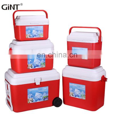 Gint Easy Carry 50 L insulated ice chest cooler  for outdoor Food Grade PP Cooler Box with EPS form with wheel