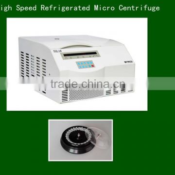 High Speed Refrigerated Micro Centrifuge TGL16 with High Performance