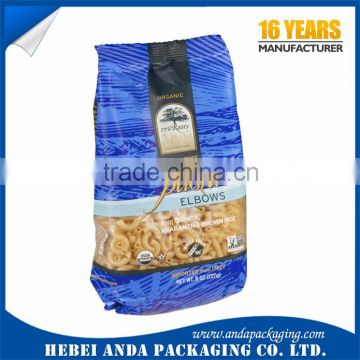 Laminated Plastic Bags for Penne Pasta/Macaroni/Fussili Packaging