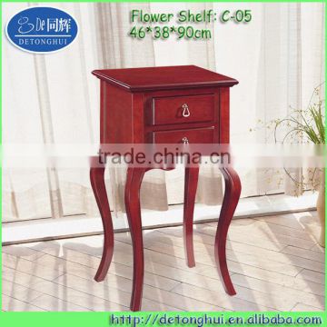 european console carved wooden end tables C05