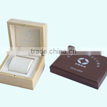 Custom bamboo wood box for watch