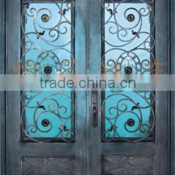 Rectangular Wrought Iron Entry Door