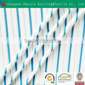 2016 latest fashion custom polyester spandex blend colorful stripes digital printed fabric