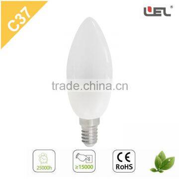 80Ra 70ra c37 most selling products candle led bulb e14 4w lamp base weight c37 e14 opple light