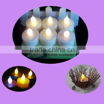 Christmas promotional cheap set of 6 led tealights