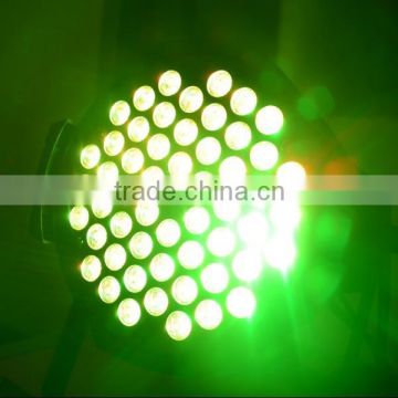 New deign high brightness 3w*54pcs hot sale stage par light,factory making and wholesale