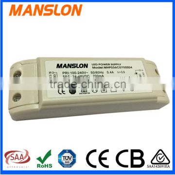 Supplier high pfc 36w led driver with TUV approval made in China