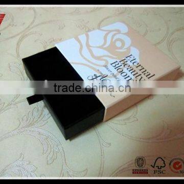 Exquisite eco-friendly paper jewelry box/paper gift box for wedding