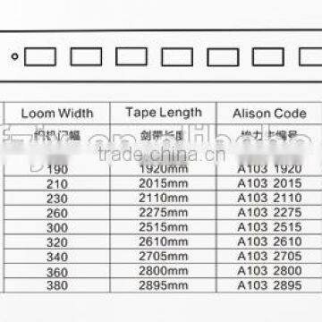 supply C401/P401rapier tape for VamaTex loom machine at competitive price