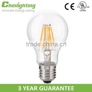 High quality long lifespan energy saving A60 6w dimmable led bulb