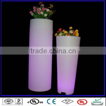 Indoor and Outdoor Decoration LED luminous Flowerpot,plastic flowerpot