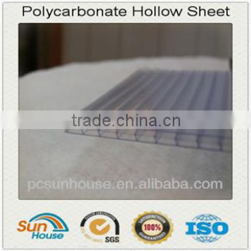 red color PC hollow sheet