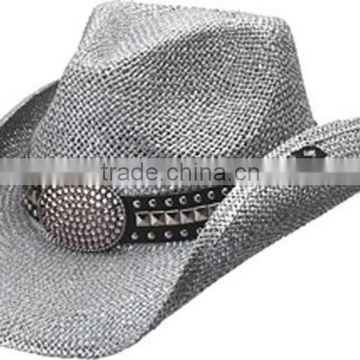 Women's Gila Bling Oval Buckle Western Cowgirl Hat Band For Hat