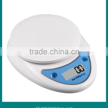 New Plastic ABS kitchen scale with bowl
