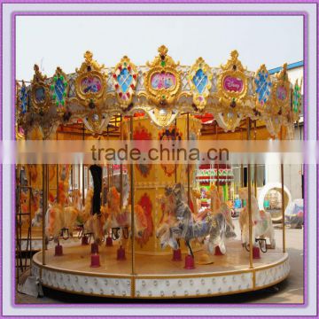 [Ali Brothers]Amusement roundabout rides cheap carousel horse