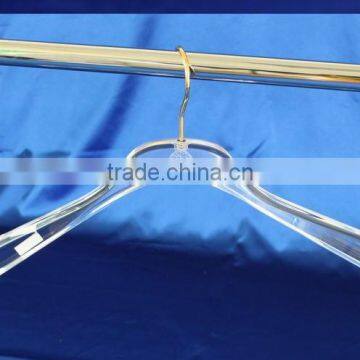 Acrylic hanger wholesale top grade plastic hanger