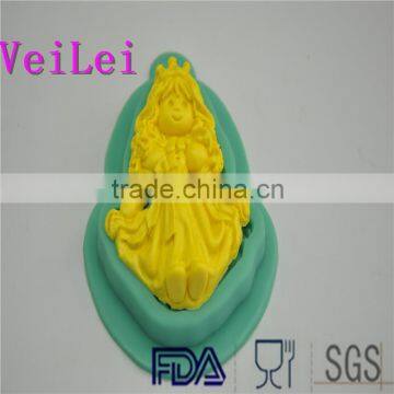 Silicone Fondant Molds 2015 Hot Sel Character Girl Dctor Mould Cooking Cake For Cakes Jinhua VeiLei Baking Tool Factory