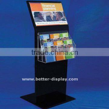 acrylic brochure holder standee